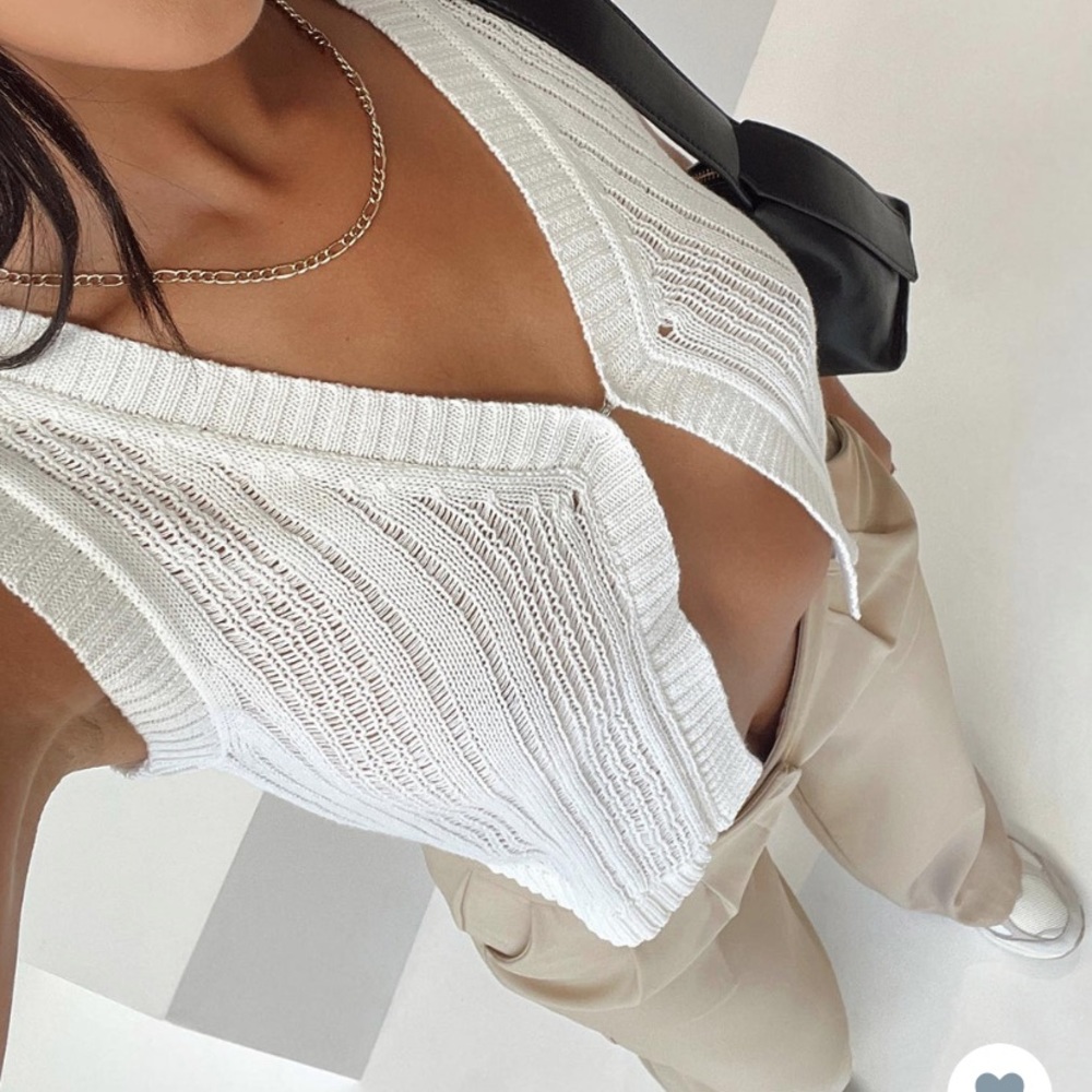 White knit top - Princess Polly - SIZE XS/S